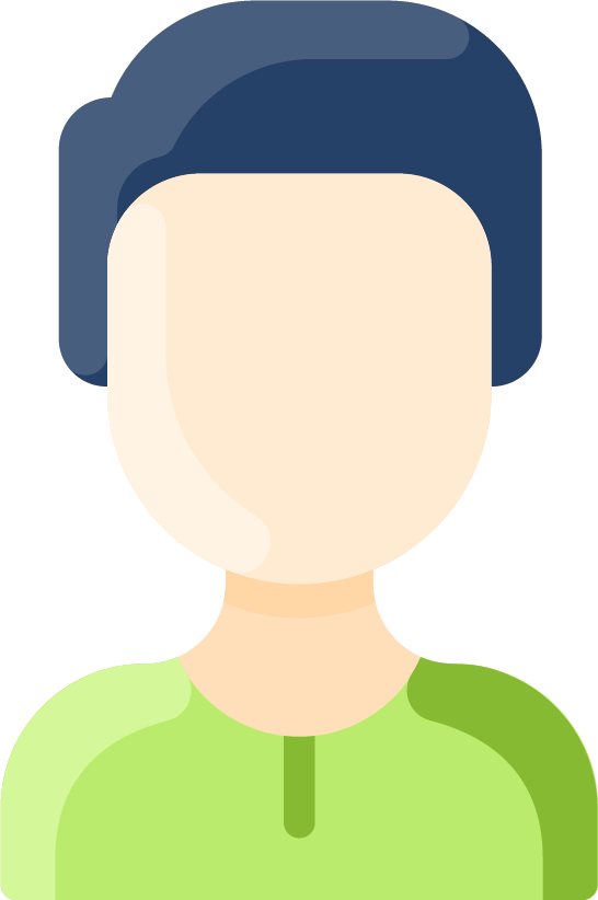 A graphic of a person