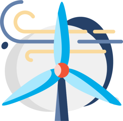 Wind turbine graphic