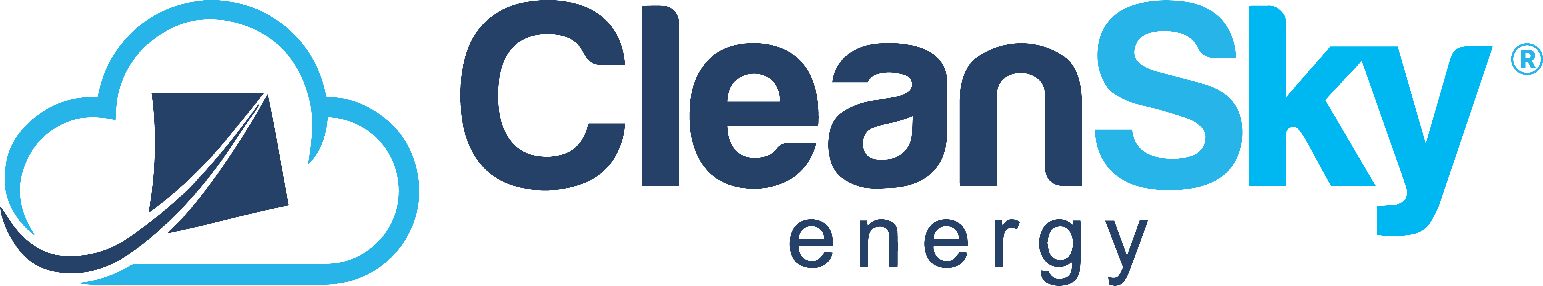 CleanSky horizontal color logo