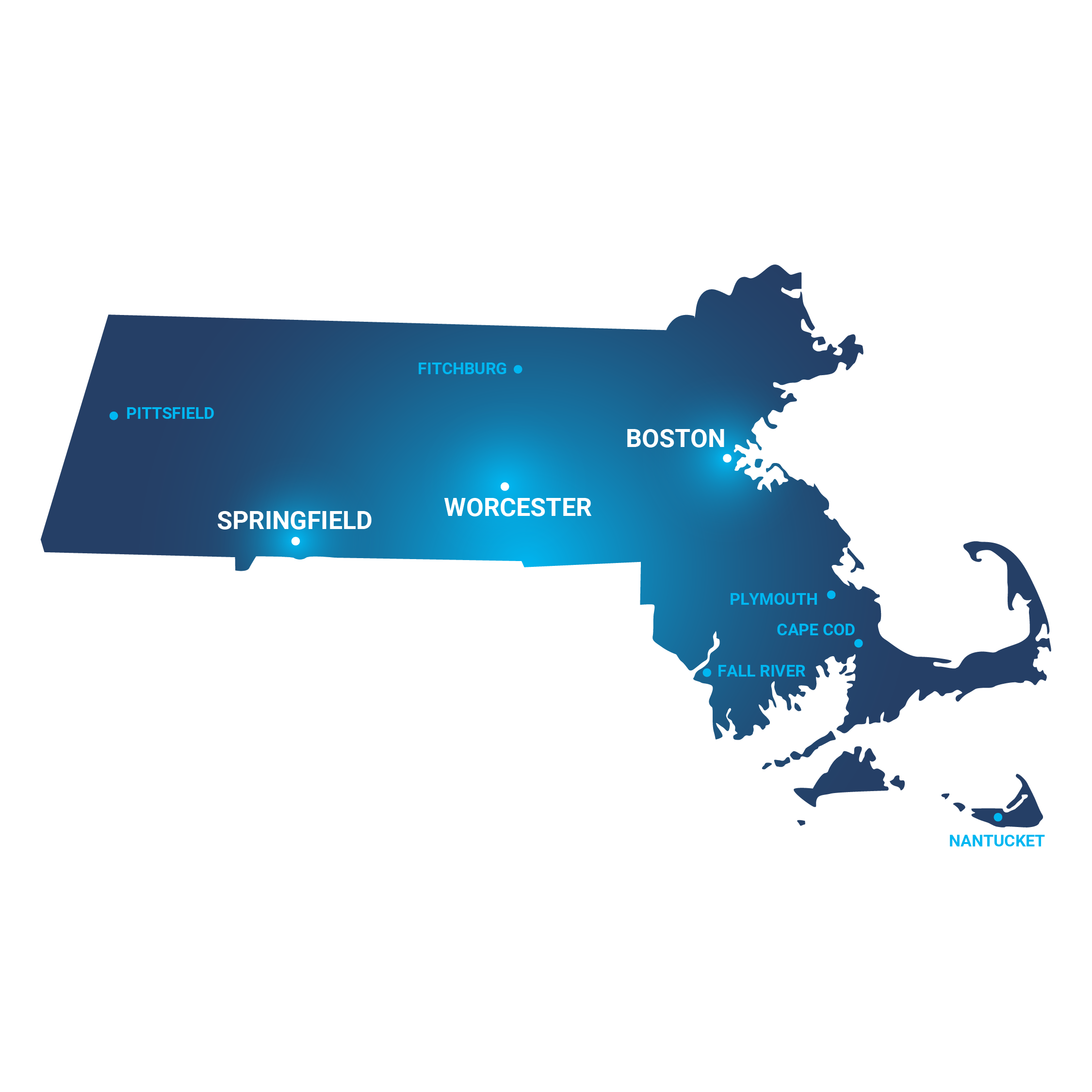 Massachusetts map