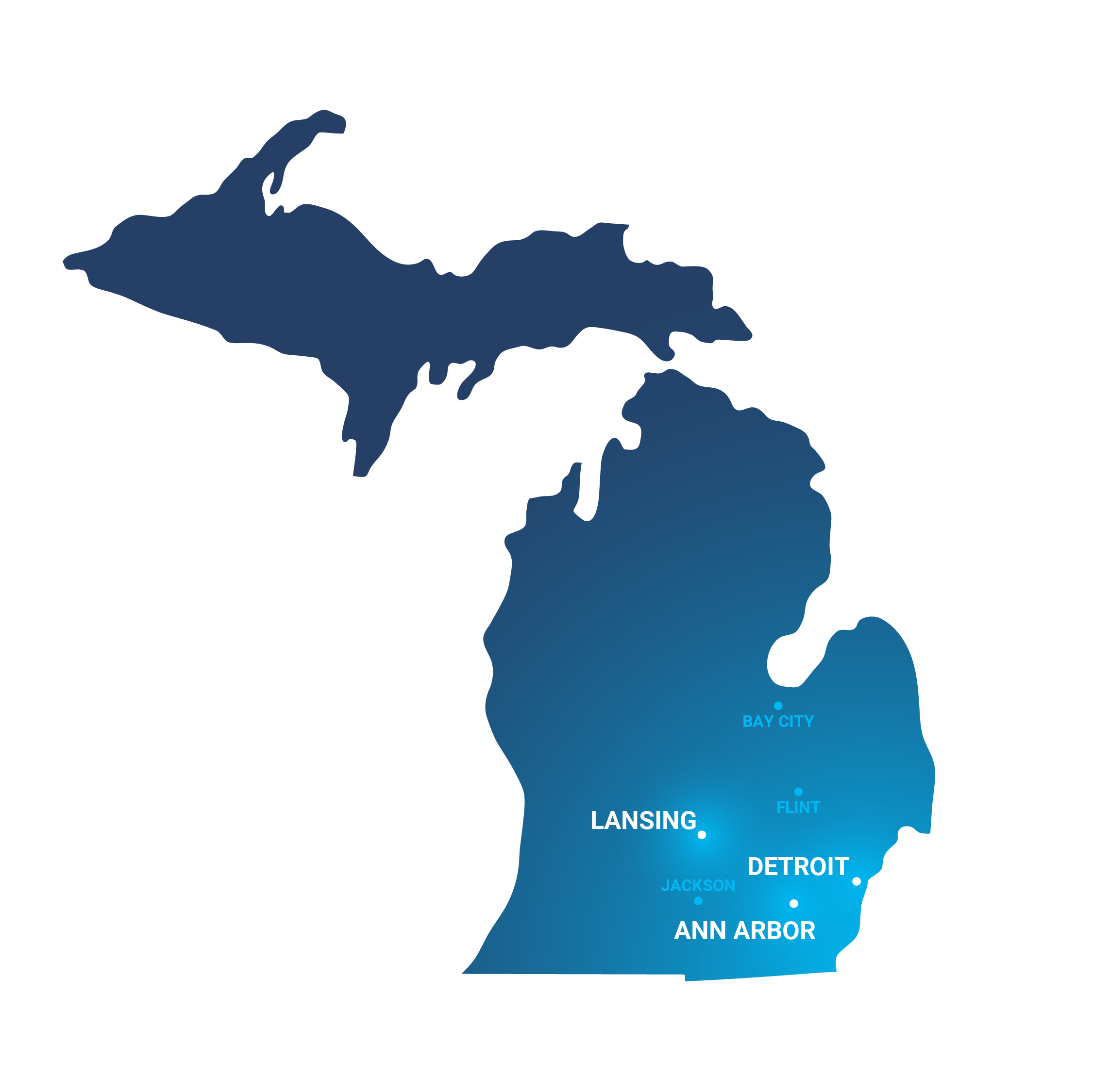 Michigan map