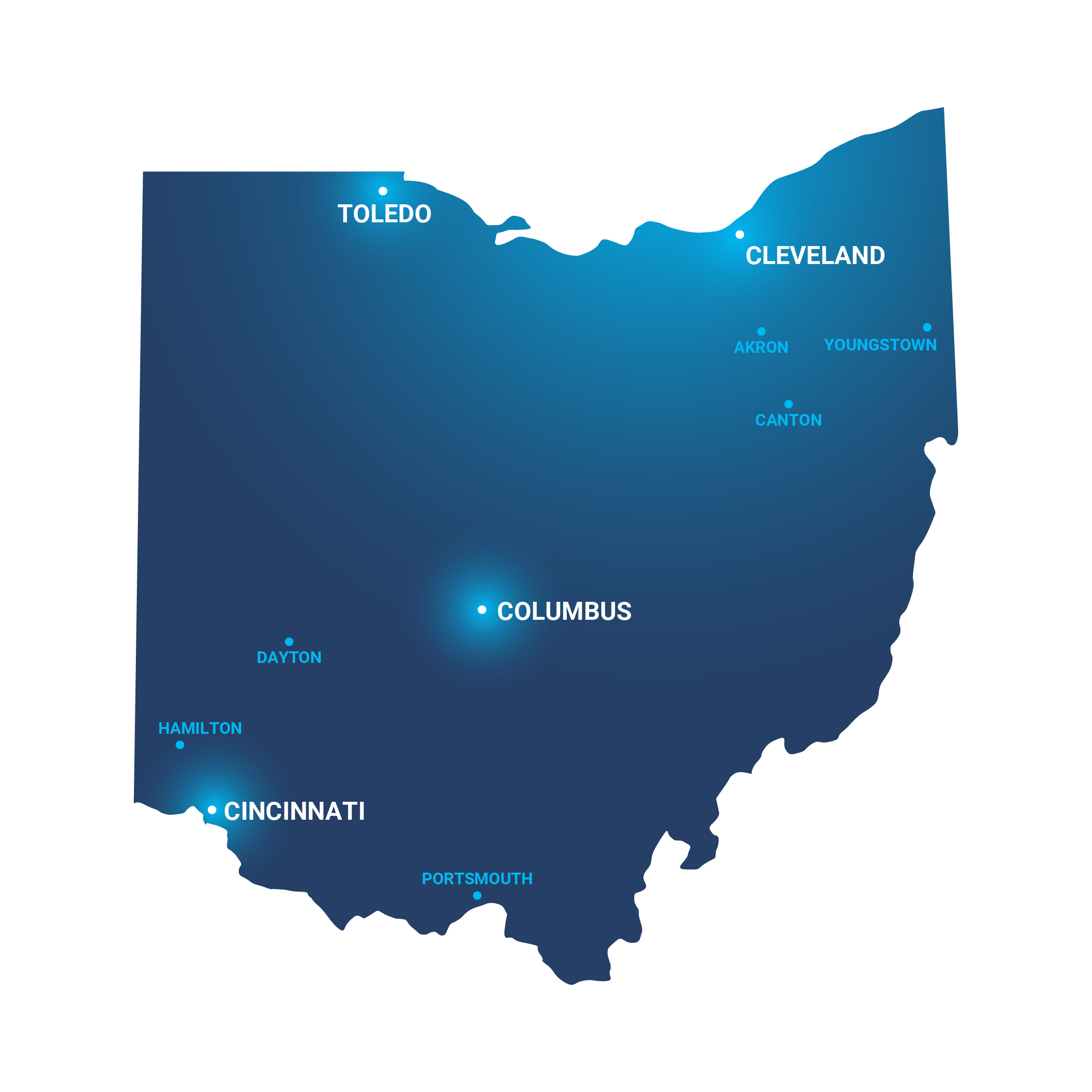 Ohio map